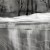 Winter Lake, charcoal drawing