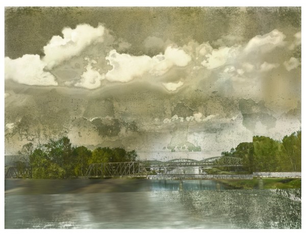 The Green Bridge, Archival Pigment print, by Iskra