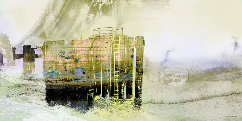 Sentinel 3 (Dusk), archival pigment print, edition of 5, 48x24 inches