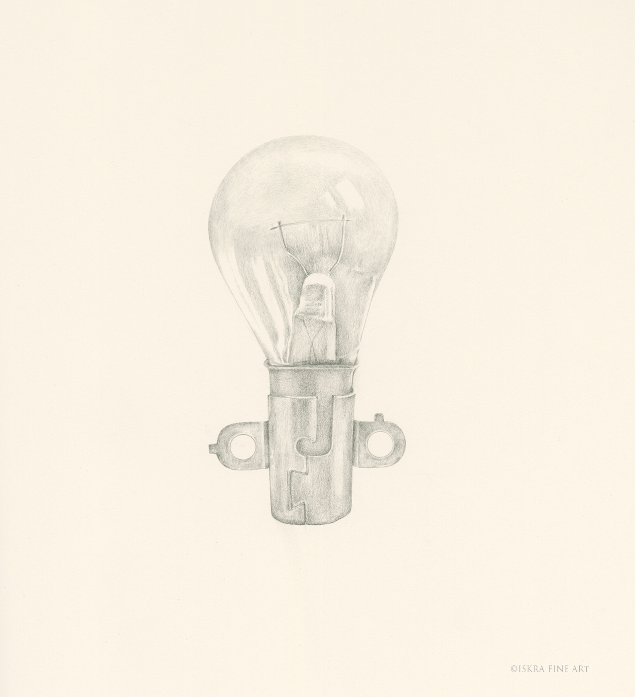 Drawing Light BULB using Graphite Pencils - Time-lapse 