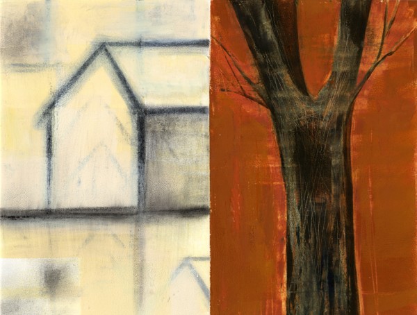 House and Tree,mixed media,Iskra