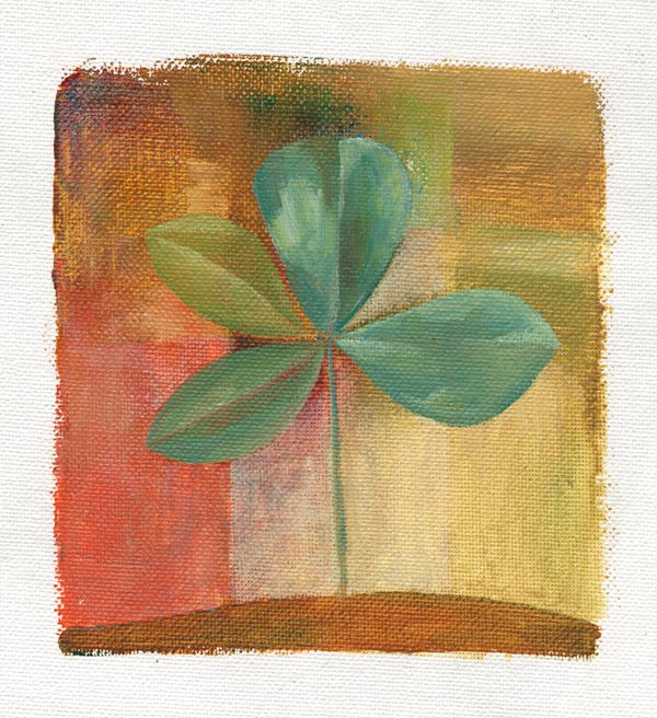 Four Leaf Clover Painting
