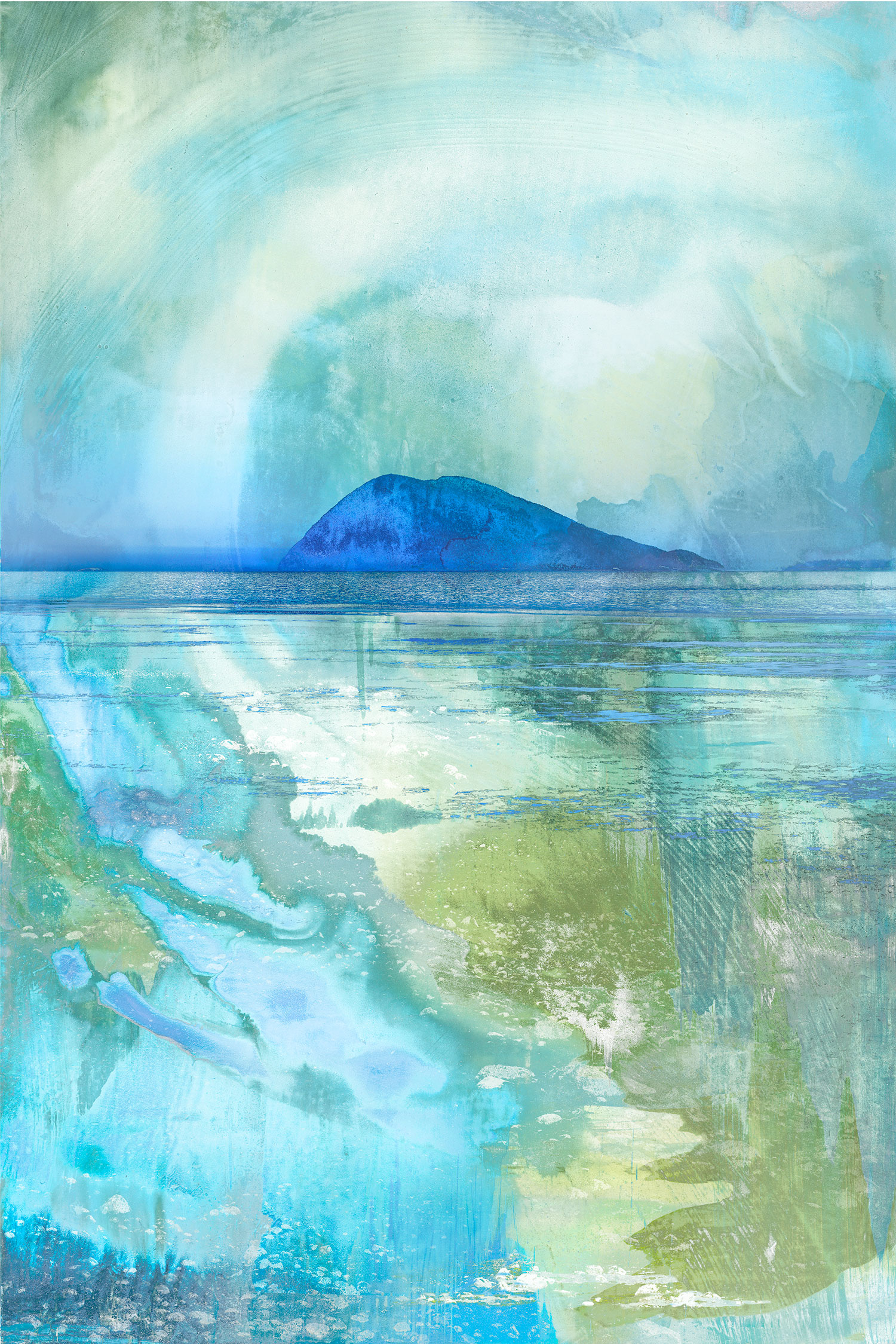 Lummi Blues, archival pigment print by Iskra