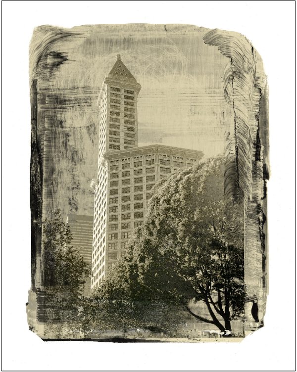 Smith Tower Landmark Print by Iskra