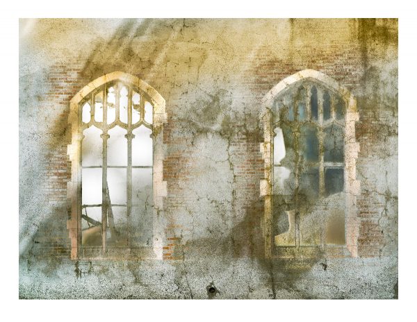 deux fenetres Church windows print