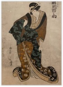 Hokusai at Seattle Art Museum details paper and wabi sabi