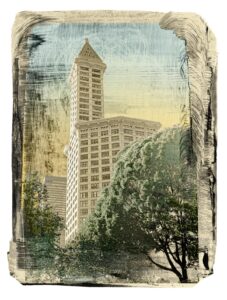 Smith Tower in Vintage Light-1200