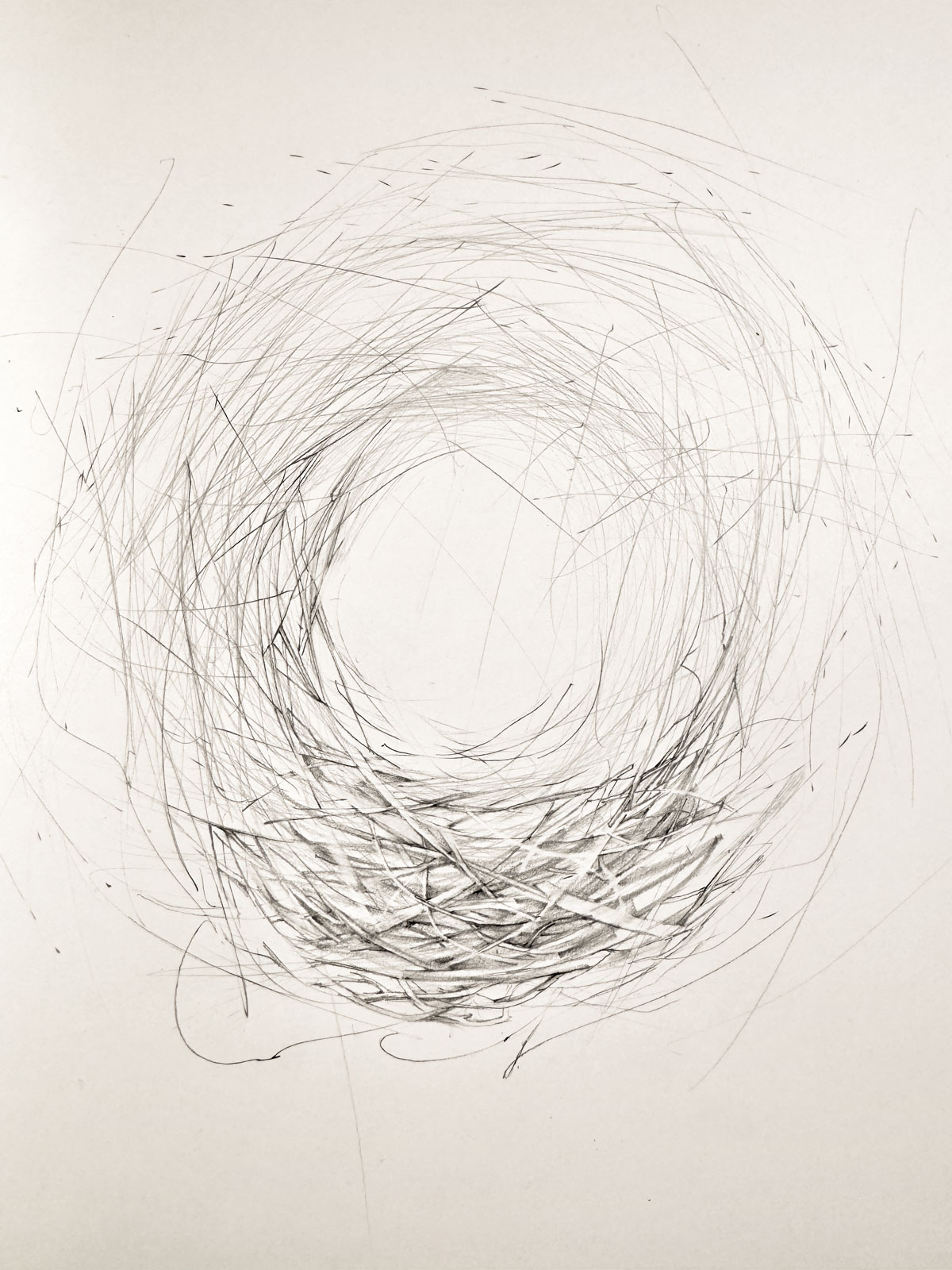 Portal, pencil drawing