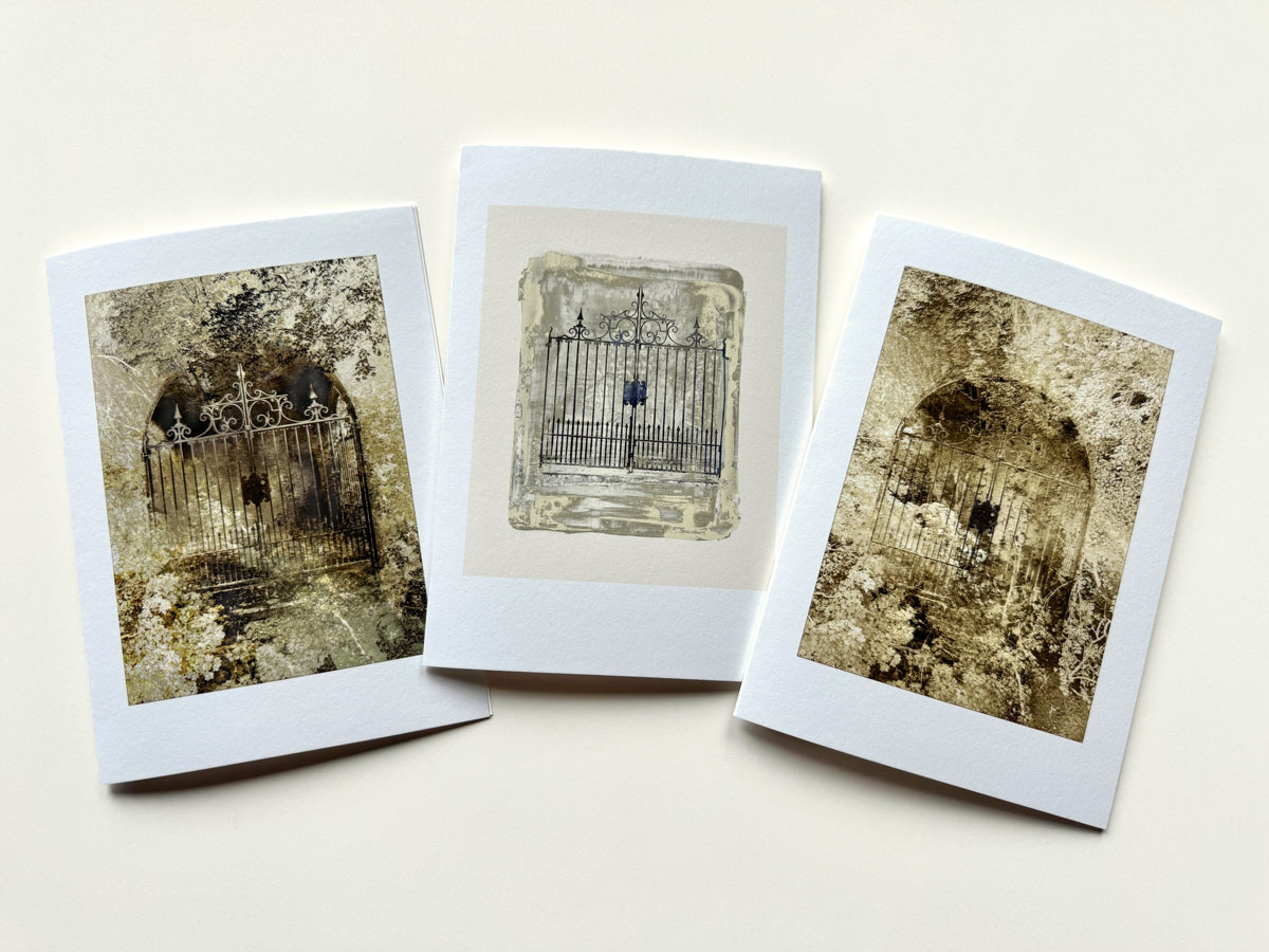 Three Gates notecards from the Mysteries